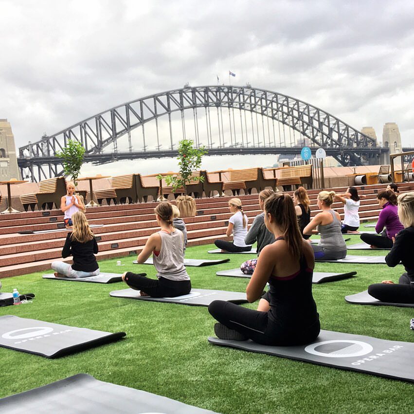Yoga & Breakfast at Opera Bar - image courtesy of Opera Bar FB