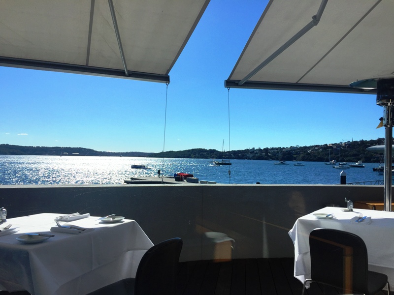 View from Catalina Restaurant in Rose Bay, Sydney