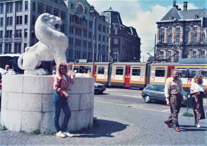 Statue in Amsterdam street