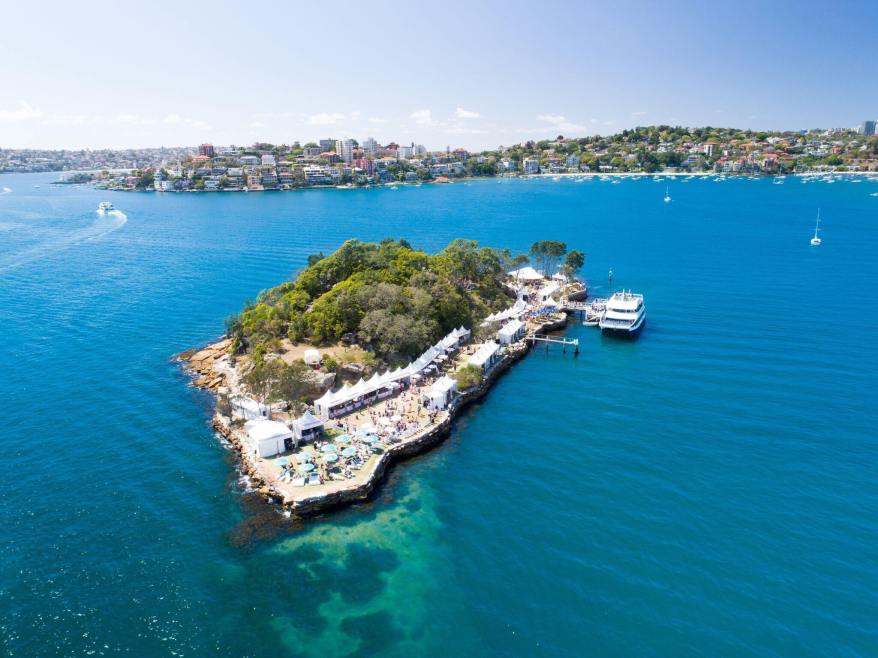 Wine Island - Clark Island in Sydney Harbour 