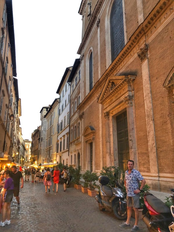 Laneways-Piazza-Navona-Rome-Wendy-Norman laneways behind Piazza Navona- Rome