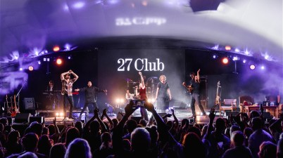 27 Club band performing live